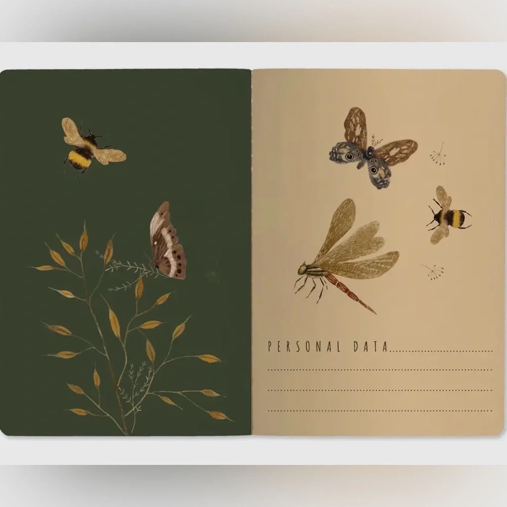 Bruno Visconti Soft Touch Butterflies and Friends Notebook Journal A5 NEW